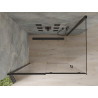 Mexen Omega stiklinė dušo kabina 130 x100 cm, permatoma, juoda - 825-130-100-70-00