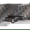 Mexen Velar L stumdomoji dušo siena Walk-in 110 x 200 cm, skaidrus 8 mm, šlifuota varis - 871-110-003-03-65