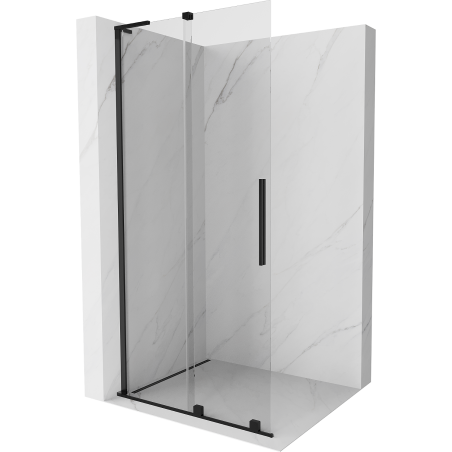 Mexen Velar L stumdomoji dušo siena Walk-in 90 x 200 cm, skaidri 8 mm, juoda - 871-090-003-03-70