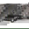 Mexen Velar L Stumdomas dušo sienelė Walk-in 90 x 200 cm, šerkšnas 8 mm, auksinis šepečiuotas - 871-090-003-33-55