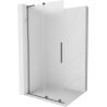 Mexen Velar L stumdoma dušo siena Walk-in 90 x 200 cm, matinis 8 mm, ginklo metalas - 871-090-003-33-95
