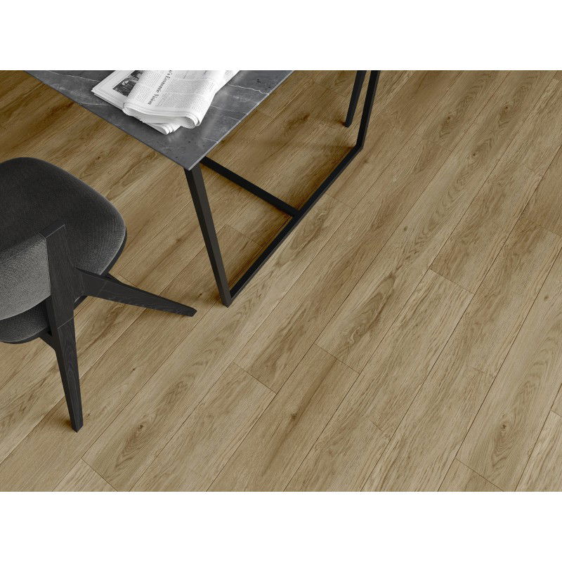 Mexen Manhattan vinilo plokščių pavyzdys 1240 x 182 mm SPC 6,5 mm, IXPE pagrindas 1,5 mm, 4 V-Fuga, Ąžuolas - F1041-S