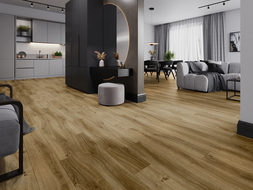 Mexen Amsterdam vinilo pavyzdys 1240 x 182 mm SPC 6,5 mm, IXPE 1,5 mm pagrindas, 4 V-Fuga, Ąžuolas - F1042-S