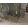 Mexen Omega stumdoma dušo kabina 100 x 90 cm, Skaidrus, Auksinė - 825-100-090-50-00