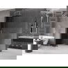 Mexen Velar L slankioji dušo sienelė Walk-in 90 x 200 cm, grafitas 8 mm, chromas - 871-090-003-43-01