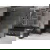 Mexen Velar L stumdomoji dušo sienelė Walk-in 90 x 200 cm, grafitas 8 mm, auksinė - 871-090-003-43-50