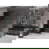Mexen Velar L stumdomoji dušo siena Walk-in 90 x 200 cm, grafitas 8 mm, matinė varis - 871-090-003-43-65