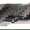 Mexen Velar L stumdomoji dušo siena Walk-in 90 x 200 cm, grafitas 8 mm, matinė varis - 871-090-003-43-65