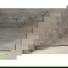 Mexen Omega stumdoma dušo kabina 120 x 80 cm, Skaidrus, Auksinė - 825-120-080-50-00