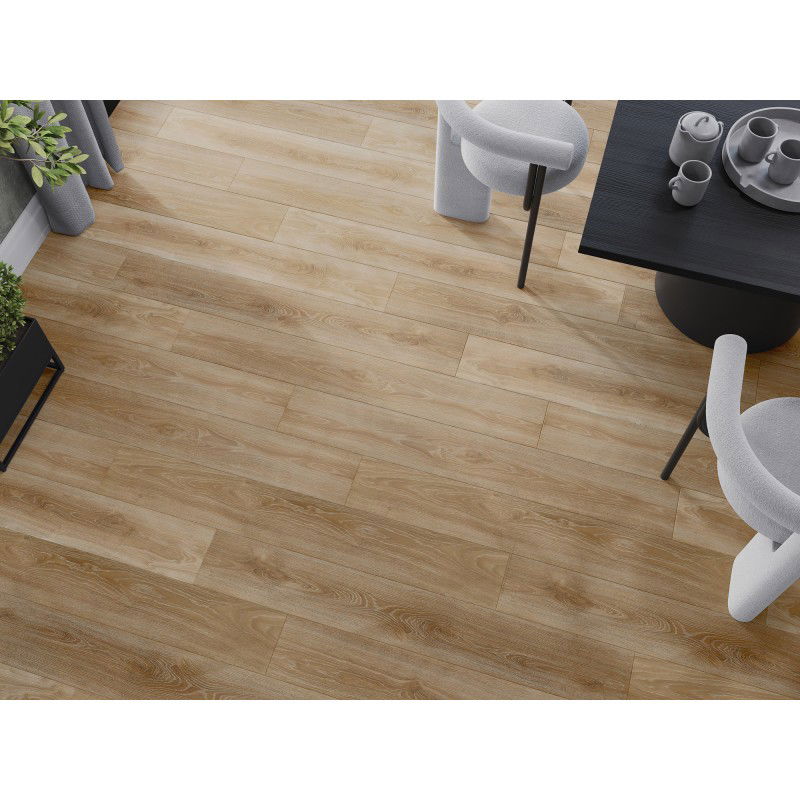 Mexen San Marcos vinilinių plokščių pavyzdys 1240 x 182 mm SPC 6,5 mm, IXPE 1,5 mm pagrindas, 4 V-fuga, ąžuolas - F1048-S