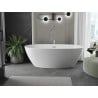Mexen Eris laisvai pastatoma vonia 180 x 95 cm, balta, chromuota pratekama - 53441809500-01