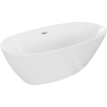 Mexen Eris laisvai pastatoma vonia 180 x 95 cm, balta, chromuota pratekama - 53441809500-01