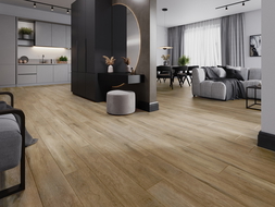 Mexen Long Creek vinilinių plokščių pavyzdys 1240 x 182 mm SPC 6,5 mm, IXPE pagrindas 1,5 mm, 4 V-Fuga, Ąžuolas - F1050-S