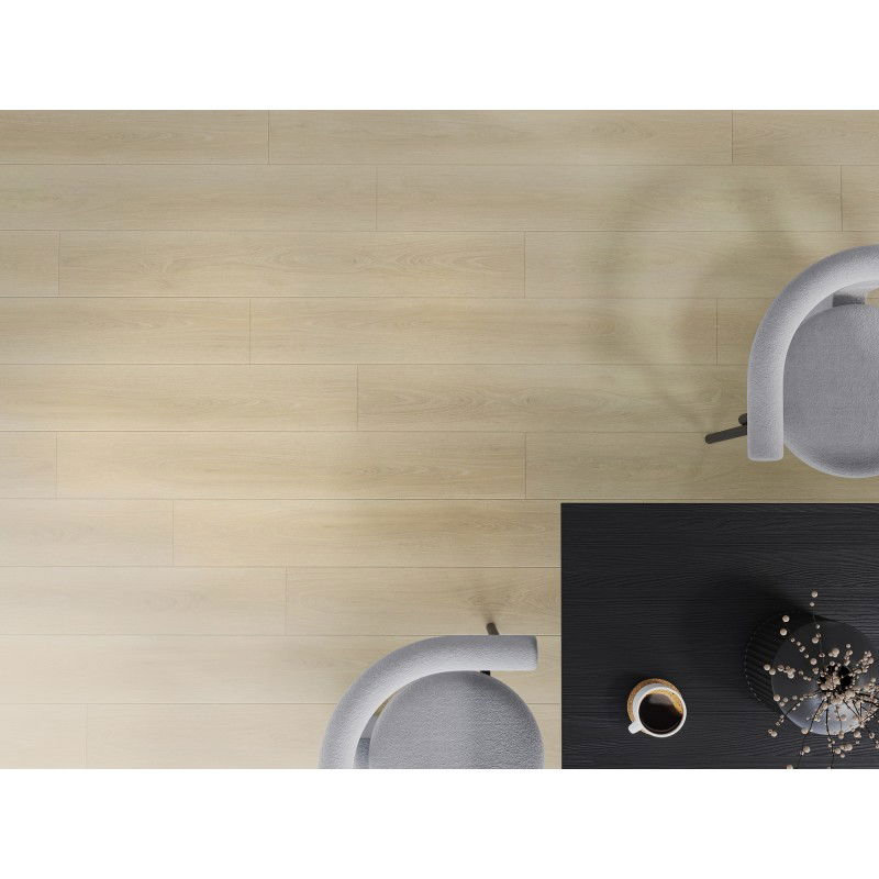 Mexen Charlotte vinilinių plokščių mėginys 1240 x 182 mm SPC 6,5 mm, IXPE 1,5 mm pagrindas, 4 V-Fuga, Ąžuolas - F1055-S