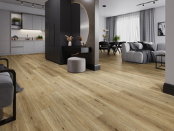 Mexen Sanford vinilo pavyzdžių lenta 1240 x 182 mm SPC 6,5 mm, IXPE 1,5 mm pagalvėlė, 4 V-Fuga, Ąžuolas - F1059-S