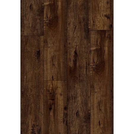 Mexen Boston vinilinių plokščių pavyzdys 1240 x 182 mm SPC 6,5 mm, IXPE pagrindas 1,5 mm, 4 V-Fuga, Vyšnia - F1060-S