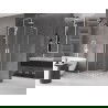 Mexen Velar L Duo stumdomas dušo kabinas 80 x 80 cm, skaidrus, baltas - 871-080-080-02-03-20