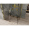 Mexen Omega stumdomas dušo kabinas 140 x 90 cm, permatomas, auksinis - 825-140-090-50-00