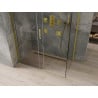 Mexen Omega stumdoma dušo kabina 140 x 80 cm, Skaidrus, Auksinė - 825-140-080-50-00