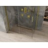 Mexen Omega stumdoma dušo kabina 140 x 80 cm, Skaidrus, Auksinė - 825-140-080-50-00