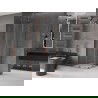 Mexen Velar L Duo stumdomas dušo kabina 80 x 80 cm, skaidri, rožinis auksas - 871-080-080-02-03-60