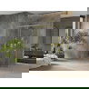 Mexen Omega stumdoma dušo kabina 140 x 70 cm, Skaidrus, Auksinė - 825-140-070-50-00