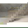 Mexen Omega stumdoma dušo kabina 140 x 70 cm, Skaidrus, Auksinė - 825-140-070-50-00