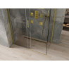 Mexen Omega stumiama dušo kabina 140 x 70 cm, permatoma, auksinė - 825-140-070-50-00