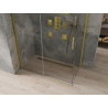 Mexen Omega stumiama dušo kabina 140 x 70 cm, permatoma, auksinė - 825-140-070-50-00