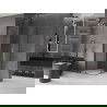 Mexen Velar L Duo stumdomas dušo kabinas 80 x 80 cm, permatomas, šlifuota ginklų pilka - 871-080-080-02-03-66