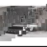 Mexen Velar L Duo stumdomas dušo kabinas 80 x 80 cm, skaidrus, šlifuotas nikelis - 871-080-080-02-03-97