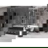 Mexen Velar L Duo stumdomos dušo kabina 100 x 100 cm, grafitas, chromas - 871-100-100-02-43-01