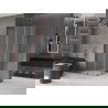 Mexen Velar L Duo stumdomas dušo kabinas 80 x 80 cm, matinė, rožinis auksas - 871-080-080-02-33-60