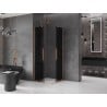 Mexen Velar L Duo stumdomas dušo kabinas 80 x 80 cm, grafitas, šlifuotas varis - 871-080-080-02-43-65