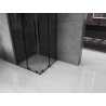 Mexen Velar L Dviguba dušo kabina, stumdomos 100 x 100 cm, grafito, juoda - 871-100-100-02-43-70