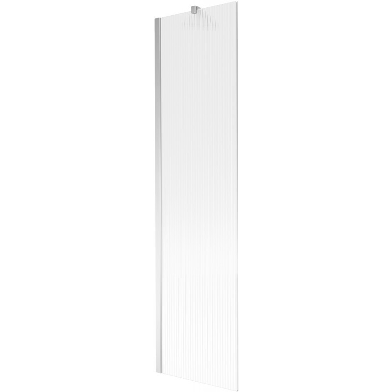 Mexen Next vonios ekrano 1 sparnas 50 x 150 cm, juostelės, chromas - 895-050-000-00-09-01