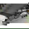 Mexen Next vonios ekrano 1 sparnas 50 x 150 cm, juostelės, chromas - 895-050-000-00-09-01