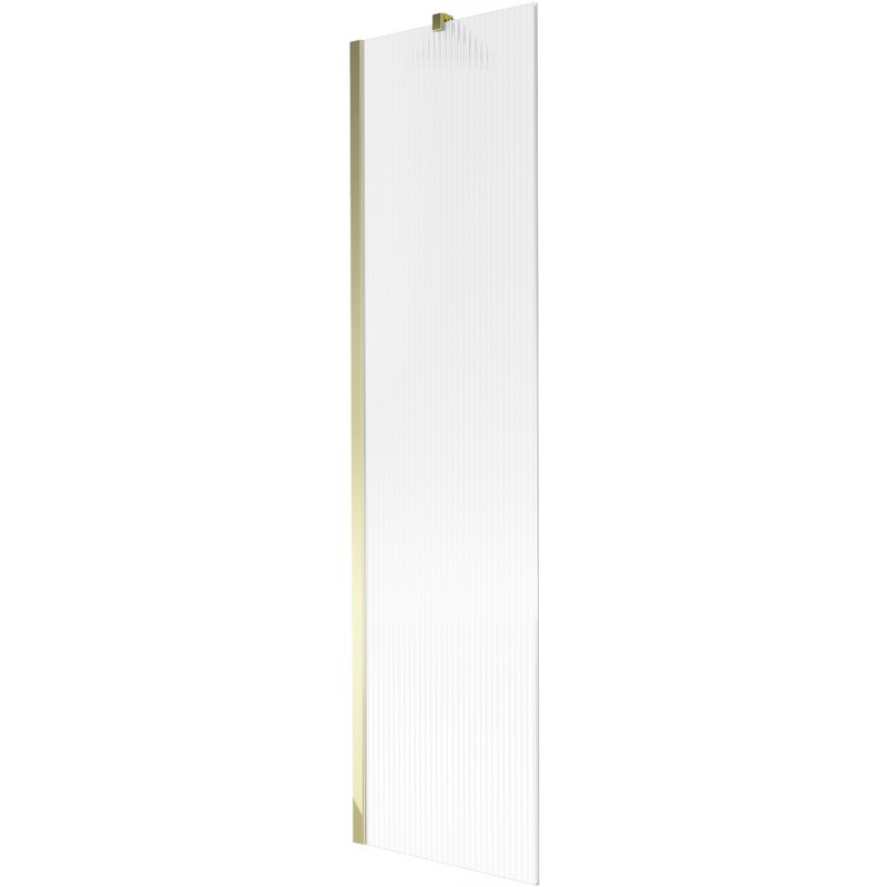 Mexen Next vonios dušo pertvara, 1 sparnas, 50 x 150 cm, dryžuotas, auksinė - 895-050-000-00-09-50