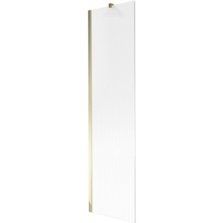 Mexen Next vonios dušo pertvara, 1 sparnas, 50 x 150 cm, dryžuotas, auksinė - 895-050-000-00-09-50