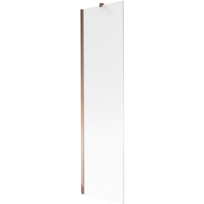 Mexen Next vienos dalies vonios pertvara 50 x 150 cm, dryžuota, rožinis auksas - 895-050-000-00-09-60