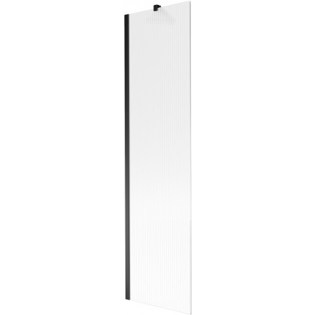 Mexen Next vonios sienelė 1-durų 50 x 150 cm, dryžuotas, juodas - 895-050-000-00-09-70