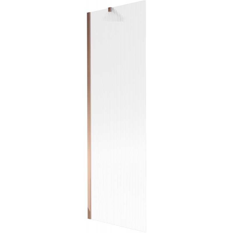 Mexen Next vonios pertvara, vienos dalies, 60 x 150 cm, dryžuota, rausvo aukso spalva - 895-060-000-00-09-60