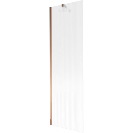 Mexen Next vonios pertvara, vienos dalies, 60 x 150 cm, dryžuota, rausvo aukso spalva - 895-060-000-00-09-60