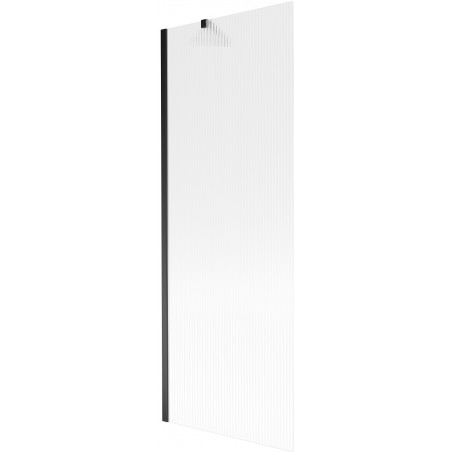 Mexen Next vienos dalies vonios ekranas 70 x 150 cm, juostelės, juodas - 895-070-000-00-09-70