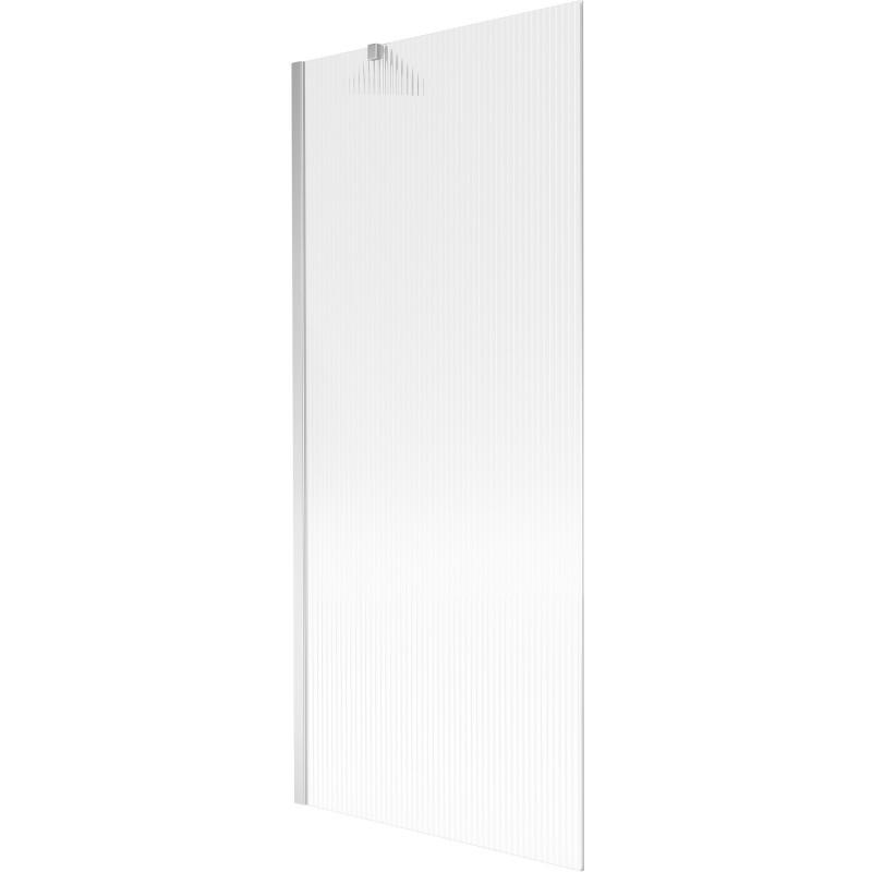 Mexen Next vonios ekranas 1-wing 80 x 150 cm, dryžuotas, chromas - 895-080-000-00-09-01