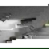 Mexen Next vonios ekranas 1-wing 80 x 150 cm, dryžuotas, chromas - 895-080-000-00-09-01
