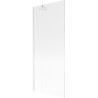 Mexen Next vonios pertvara 1-sparnas 80 x 150 cm, dryžuota, balta - 895-080-000-00-09-20