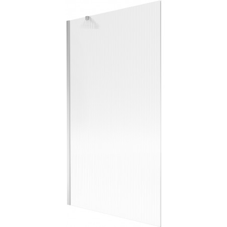 Mexen Next vonios pertvara, vienos dalies, 100 x 150 cm, dryžiai, chromas - 895-100-000-00-09-01