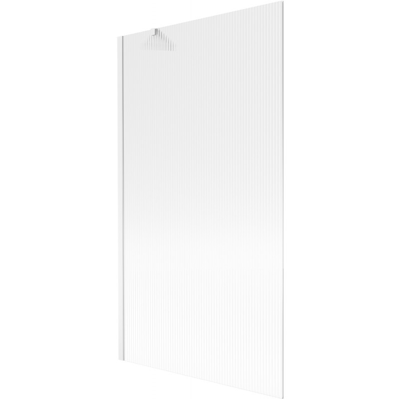Mexen Next vonios ekranas 1-duris 100 x 150 cm, brūkšneliai, baltas - 895-100-000-00-09-20