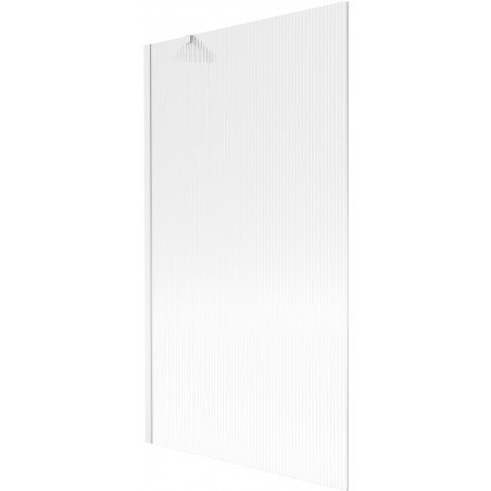 Mexen Next vonios ekranas 1-duris 100 x 150 cm, brūkšneliai, baltas - 895-100-000-00-09-20